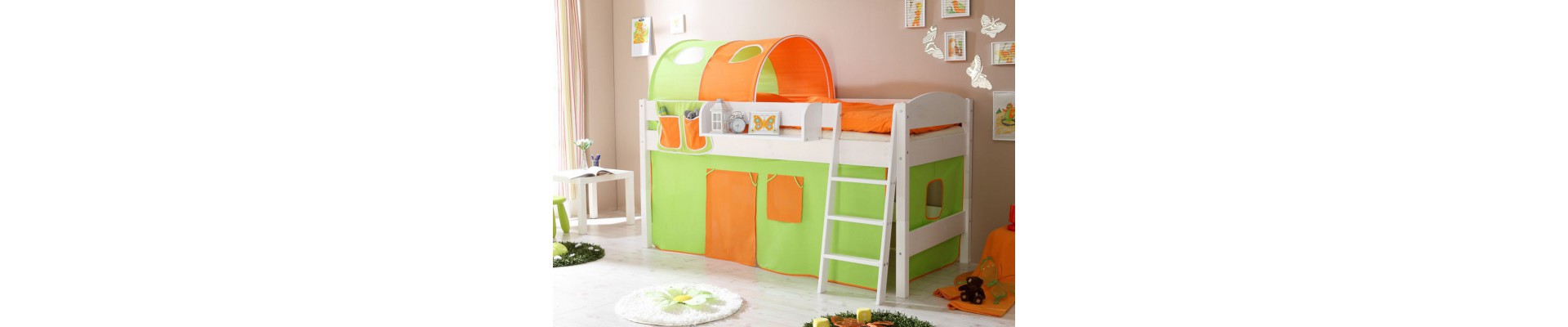 Comprar Camas infantiles semi altas para niños Online | Precios